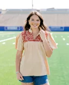 Reece Top- Burnt Orange