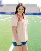 Reece Top- Burnt Orange