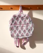 Block Print Quilted Backpacks