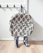 Block Print Quilted Backpacks