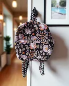 Block Print Quilted Backpacks