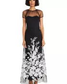 FLORAL ILLUSION GOWN