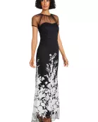 FLORAL ILLUSION GOWN