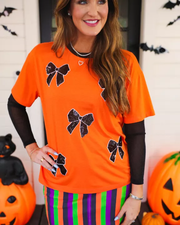 Better Bow-lieve It Sequin Tee
