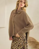 Haven Collared Button-Up Sweater Cardigan