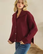 Haven Collared Button-Up Cardigan Sweater