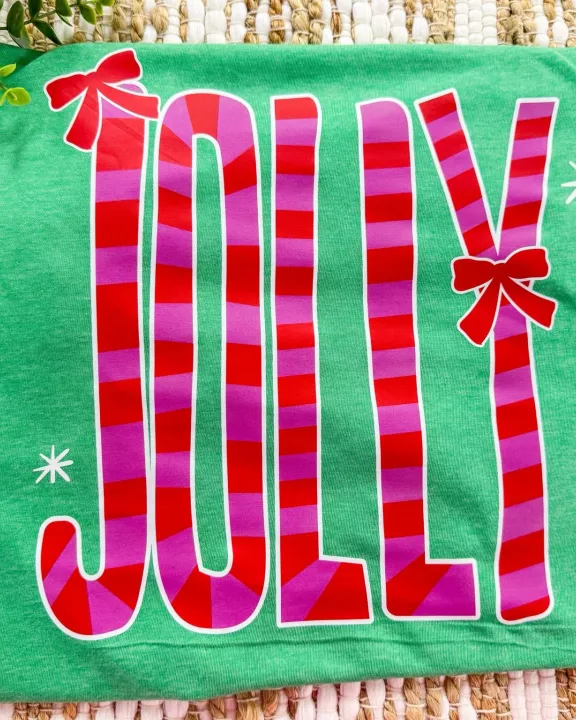 Bold & Bright Jolly | Green | Short Sleeve Tee