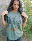 Dancing Skeletons | Moss | Short Sleeve