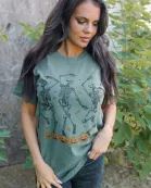 Dancing Skeletons | Moss | Short Sleeve