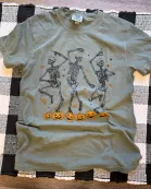 Dancing Skeletons | Moss | Short Sleeve