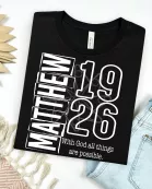 With God All Things Are Possible Tee