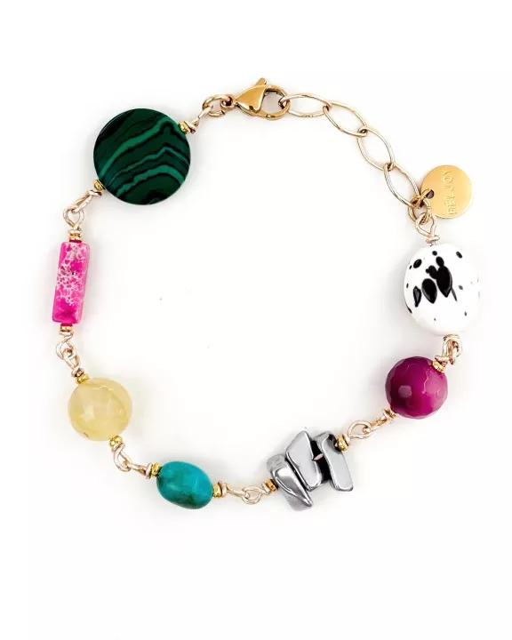 Brinna Beaded Chain Bracelet