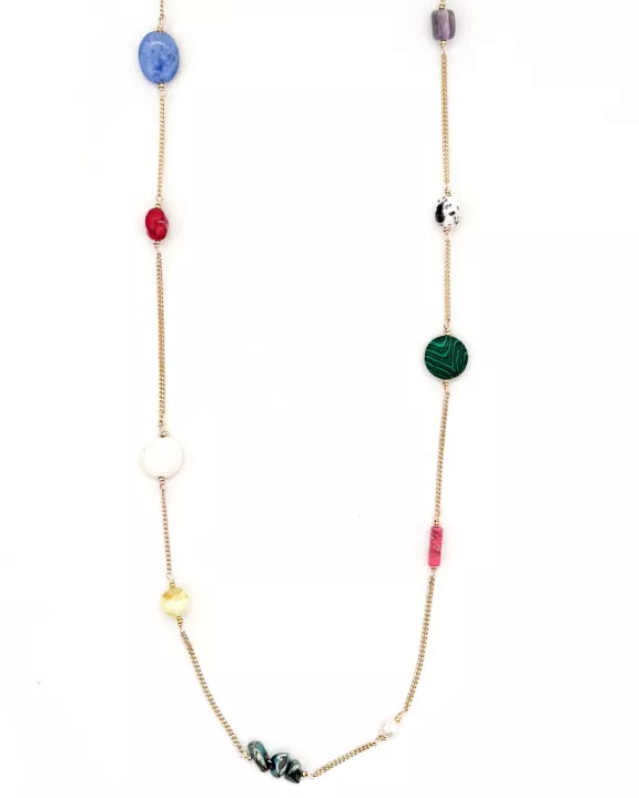 Tally Beaded Chain Necklace