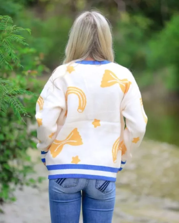 Pasta knit cardigan