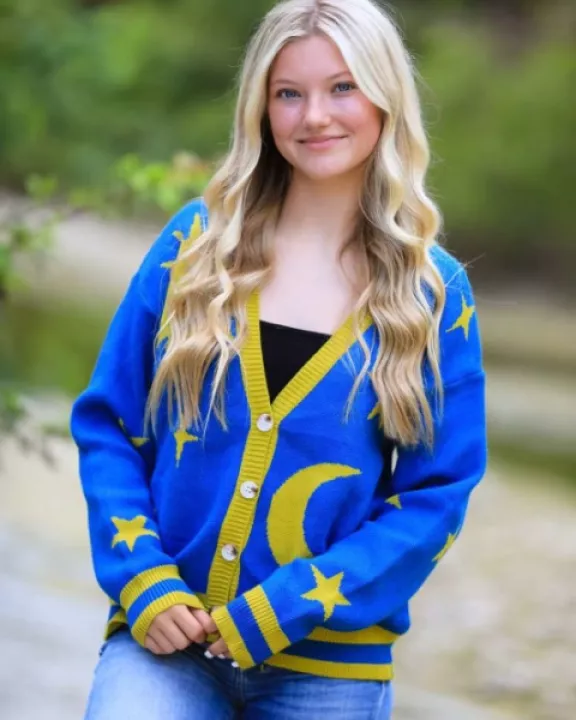 Celestial knit cardigan