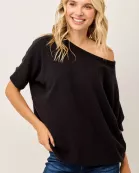 WOMEN'S URBAN RIB TOP WITH HIGH-LOW HEM  -CT43912D