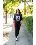 PreOrder | The Roxie - Red Panel Full Length Leggings