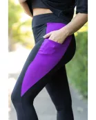 PreOrder | The Presley - Purple Panel Full Length Leggings ROUND 2