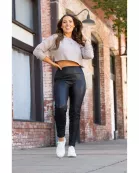 Ready to Ship | The Farrah High-Waisted Faux Leather Leggings