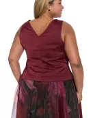 ASYMMETRICAL PLEATED TOP