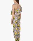 Set of 6 Citrus Lemon Print Top (S,M,L)