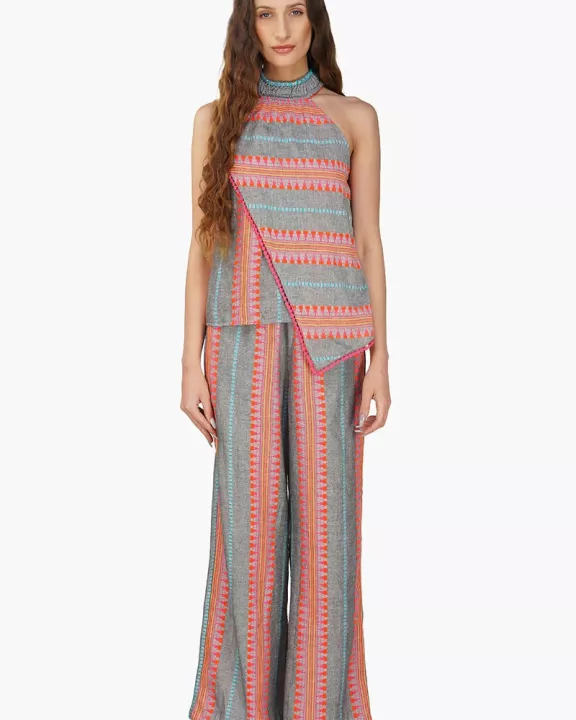 Set of 6 Starlette Y/D Stripe Top (S,M,L)