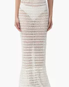 Set of 6 White Mermaid Crochet Lace Fabric Skirt (S,M,L)