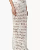Set of 6 White Mermaid Crochet Lace Fabric Skirt (S,M,L)