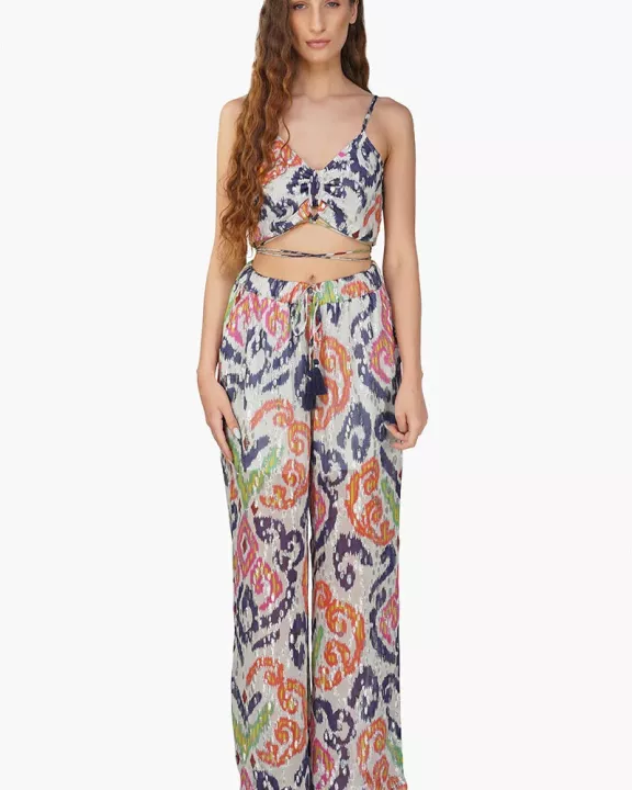 Set of 6 Multi Abstract  Gloria Pant (S,M,L)