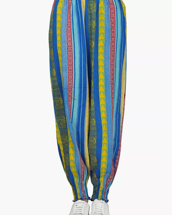 Set of 6 Neel Aztec Stripe Printed Pant  (S,M,L)