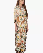 Set of 6 Jungle Cheetah Printed Frill Pant (S,M,L)