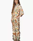Set of 6 Jungle Cheetah Printed Frill Pant (S,M,L)