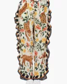 Set of 6 Jungle Cheetah Printed Frill Pant (S,M,L)