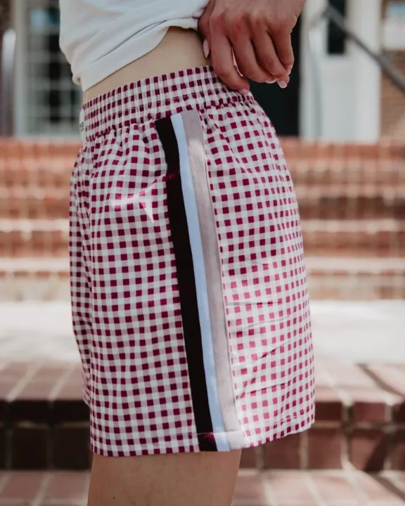 Maroon Wholesale Boxers Plaid