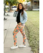 PreOrder | The Peyton Plaid Pumpkin Leggings*