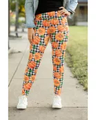 PreOrder | The Peyton Plaid Pumpkin Leggings*
