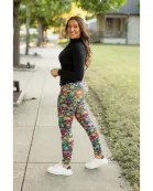PreOrder | The Piper - Paisley Skull Leggings*