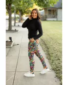 PreOrder | The Piper - Paisley Skull Leggings*
