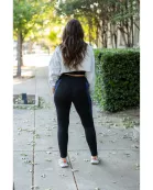 PreOrder | The Billie- Blue Panel Full Length Leggings