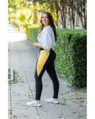 PreOrder | The Yasmine - Yellow Panel Full Length Leggings ROUND 2