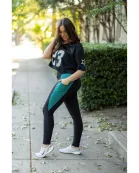 PreOrder | The Gracie- Green Panel Full Length Leggings Round 2