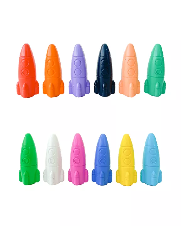 Lost In Space Rocket Ship Crayon Set
