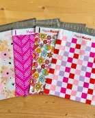⭐️IMPERFECT⭐️ Pink Checkered Poly Mailer