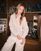 AJT5186 SOFT WASHED STRIPED COTTON SHIRTS