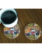 Ready to Ship | Happy Fall Y'all Coasters (Set of 2)