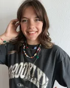 Tally Beaded Chain Necklace