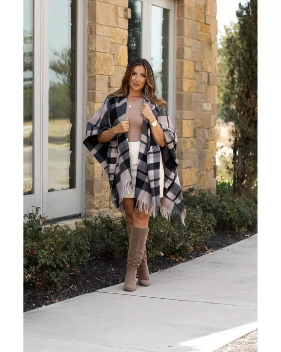 Ready to Ship | The Isabella One Size Shawl/Ponchos