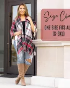 Ready to Ship | The Celine One Size Shawl/Ponchos