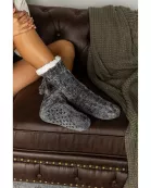 Ready to Ship | The Meredith - Cozy Fleece lined Pom Socks