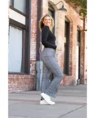 Ready to Ship | The Felicity 30" Plaid Bootcut Leggings